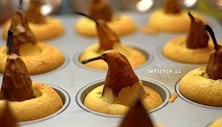Gruszki w muffinkach