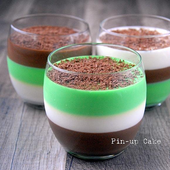 Czekoladowo-miętowa panna cotta