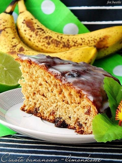 Ciasto bananowo-limonkowe