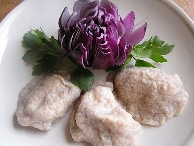 Pierogi ruskie z razowego ciasta