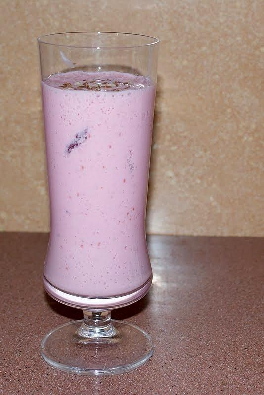 Kefir z malinami