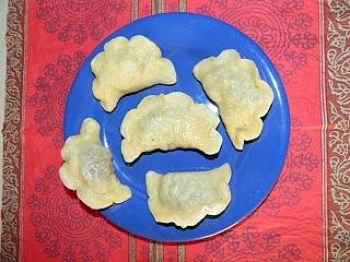 Pierogi z pieczonym pasztetem