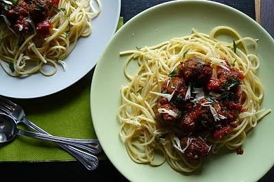 Spaghetti z klopsikami