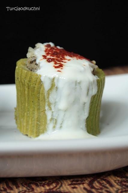 Katıklı dolma faszerowany kabaczek turcja bitlis