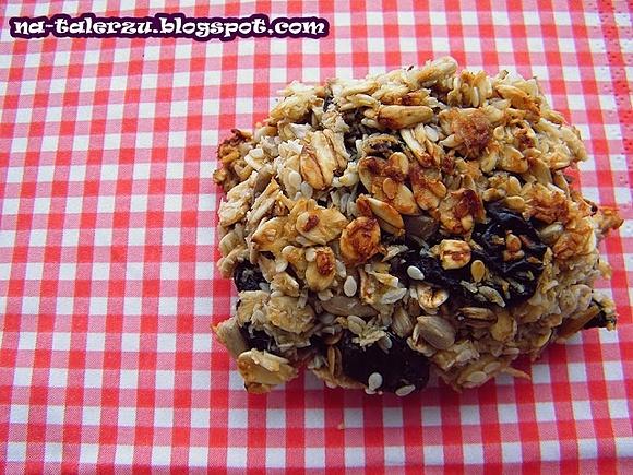 Ciastka owsiane z owocami