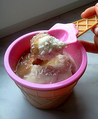 Lody bananowo-karobowe