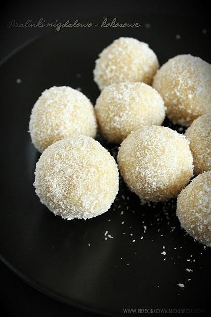 Pralinki migdałowo-kokosowe