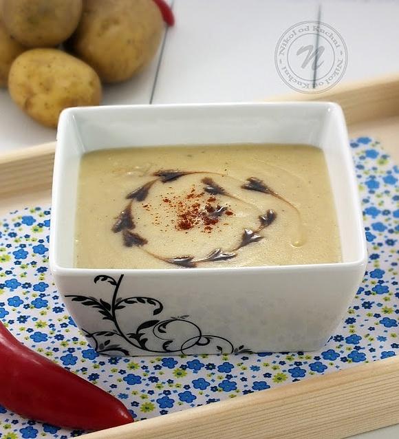 Zupa krem z ziemniaków z chili i chrzanem