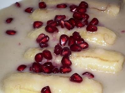 Karmelizowane banany w mleku kokosowym