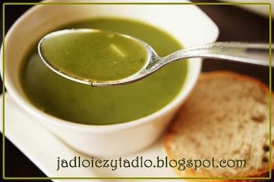Zielona zupa szpinakowa