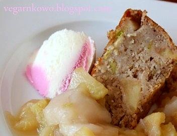 Ciasto rabarbarowe z jabłkiem