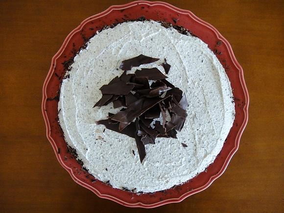 Tort stracciatella warstwowy