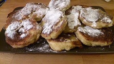 Raczuszki z jabłkami i bananami