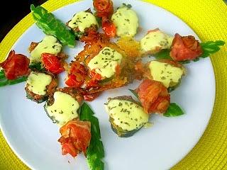 Mini pizzerki na cukinii