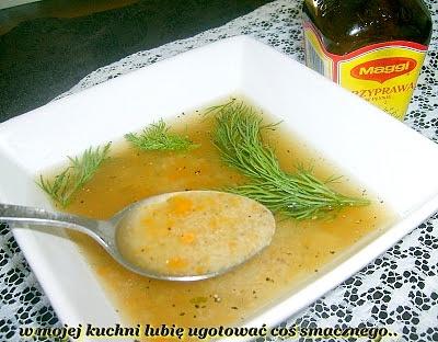 Kaszka manna na rosole z nutą maggi