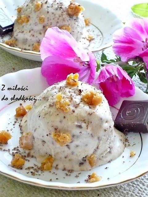 Lody bananowo-czekoladowe z krówkami