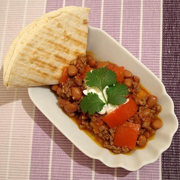 Chilli con carne z fasolą pinto