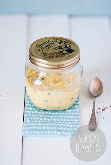 Marakuja curd