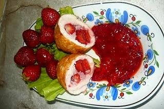 Roladki truskawkowe