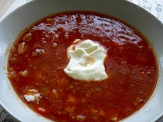 Zupa rybna z dorsza w pomidorach