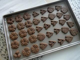 Maślane ciasteczka o smaku czekoladowym