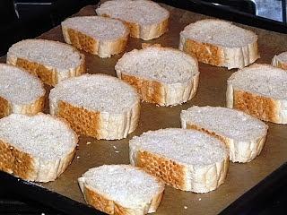 Bruschetta po mojemu bez pomidorów
