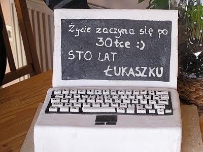 Tort laptop dla Łukasza