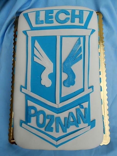 Lech Poznań tort dla kibica