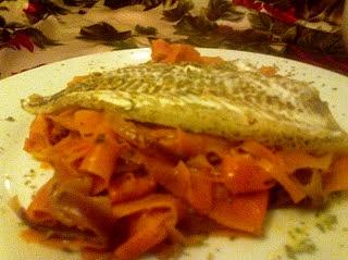 Marchewkowe Pappardelle