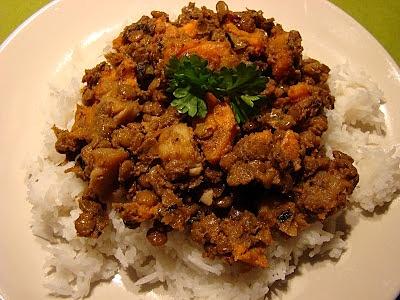 Curry z batatów i soczewicy