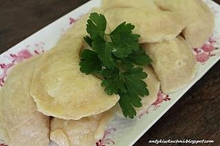 Pierogi ruskie z kozim serem