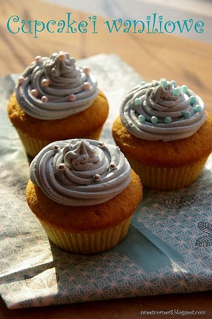 Waniliowe cupcake'i przepisy na babeczki z kremem maślanym