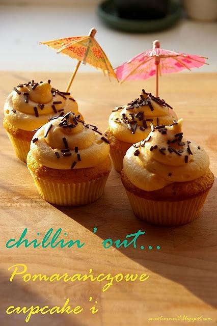 Pomarańczowe cupcake'i