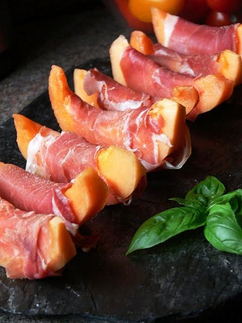 Melon z szynką parmeńską