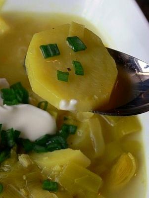 Zupa z porów i ziemniaków