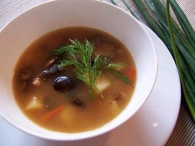 Zupa ziemniaczana z grzybami