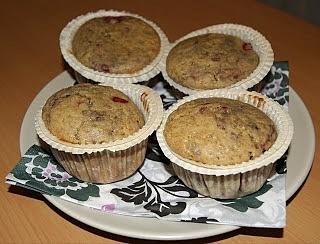 Muffiny z malinami