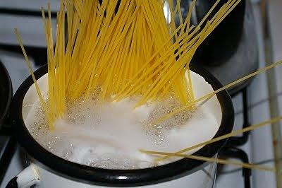 Spaghetti z owocami morza