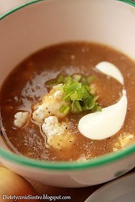 Lekka zupa cebulowa