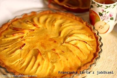 Francuska tarta z jabłkami