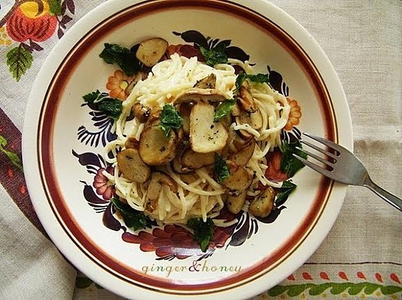 Spaghetti z borowikami