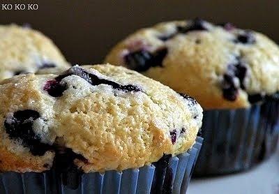 Muffiny z borówkami