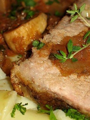 Pieczona wieprzowa z papryką