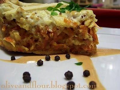 Tarta rybna z warzywami
