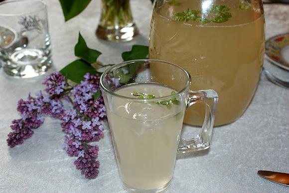 Kompot rabarbarowy z nutką mięty