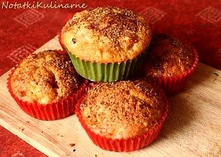 Muffinki z owocami według Bajaderki