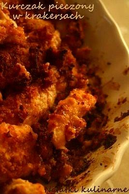 Kurczak pieczony w krakersach w kuchni Nigelli