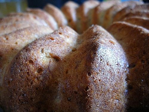 Jesienny bukiet i ciasto bananowe