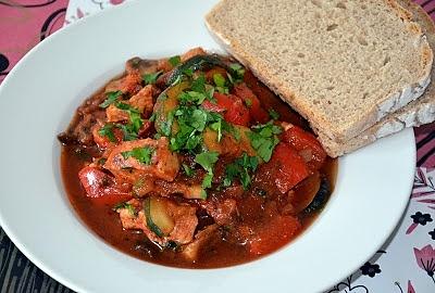 Kurczak z warzywami à la ratatouille