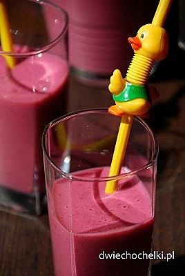 Koktajl bananowo-porzeczkowy